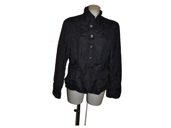 Casaco acolchoado preto Max Mara