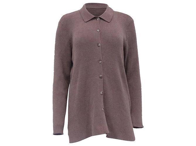 Beige Polyester Strickjacke mit Knöpfen von Jason Wu