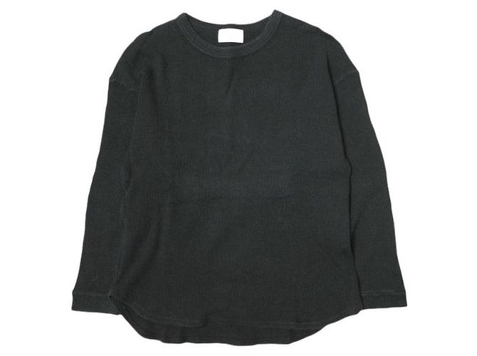 Autre Marque PULLOVER IN COTONE WAFFLE BEAUTY&YOUTH UNITED ARROWS Nero