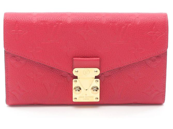 Cartera Metis Empreinte Larga de Louis Vuitton Roja