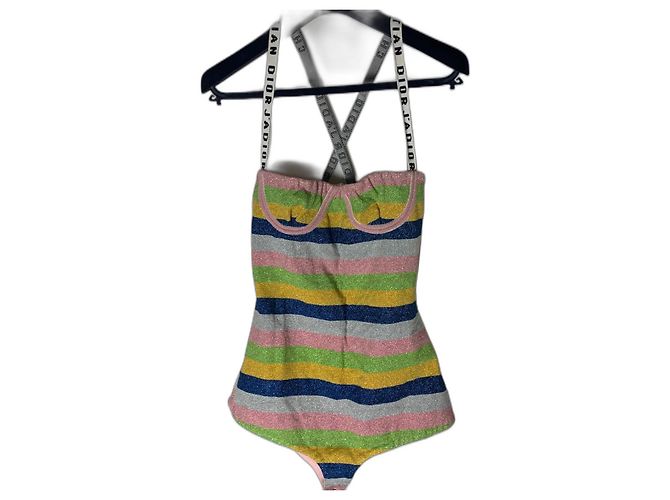 Costume da bagno intero Dior J'Adior Argentato Argento