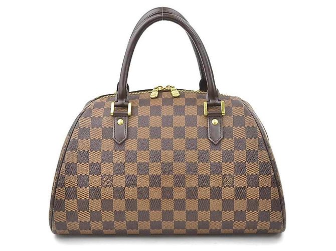 Sac à main Louis Vuitton Damier Rivera MM Marron
