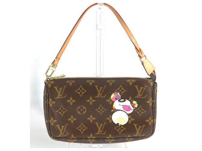 Pochette Accessoires Monogram Panda Louis Vuitton Marron