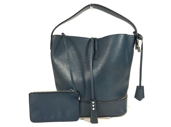 Borsa a Spalla Cuir Nuance Louis Vuitton Blu