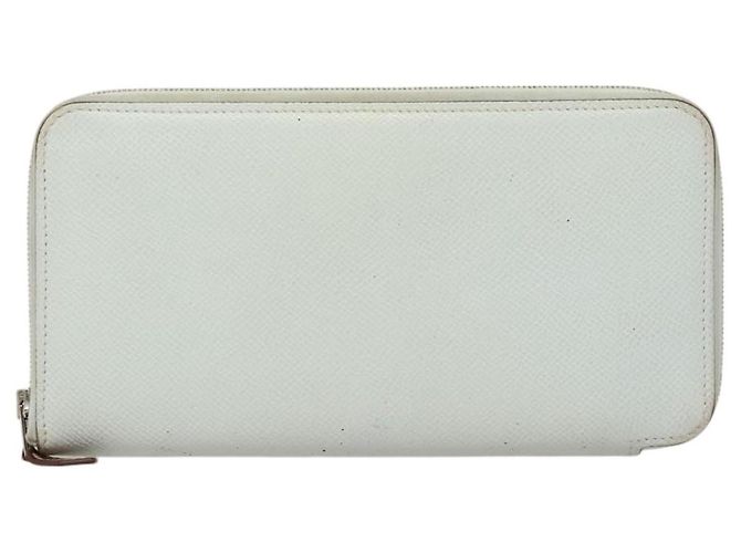 Cartera con cremallera Azap Hermès Epsom Long Azul