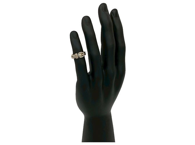 Ring Anillo de banda Santur de plata 925 de Hermès