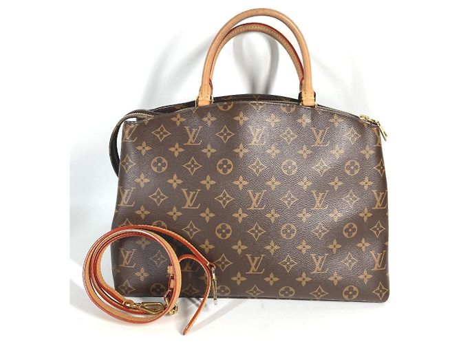 Louis Vuitton Monogram Grand Palais MM 2-Wege-Handtasche Braun Monogramm