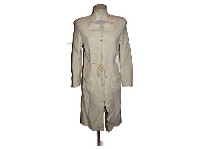 Liu.Jo wool coat eggshell size 42
