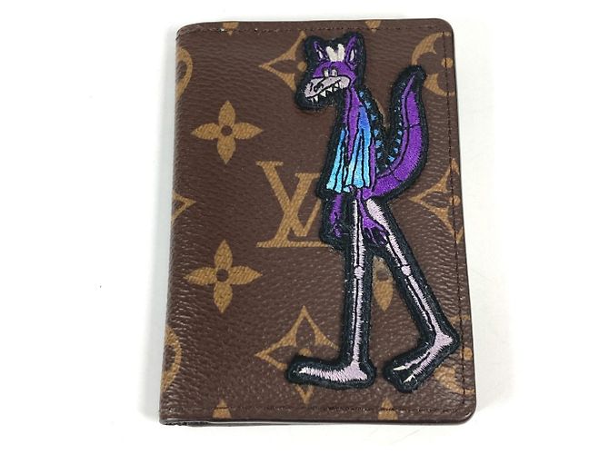 Visitenkartenetui Monogram Louis Vuitton Braun Monogramm