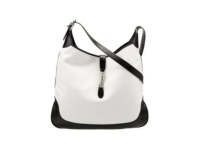 Gucci Jackie Original Leather Medium Weiß