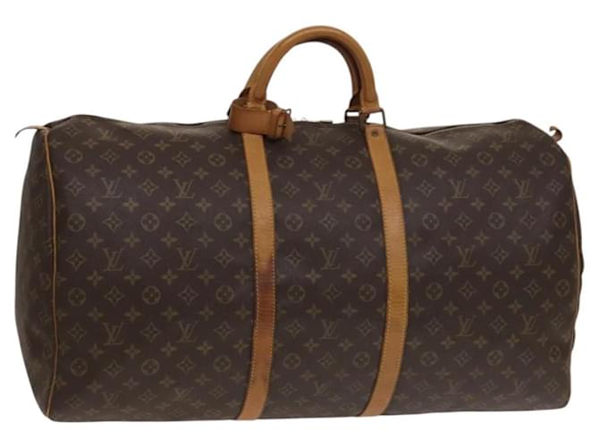 Louis Vuitton Keepall Bag Monogram Canvas 60 Brown Cloth  ref.2550923