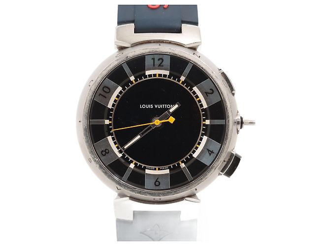 Louis Vuitton Tambour Quartz Watch Stainless Steel 28
