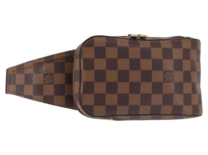 Louis Vuitton Geronimos Waist Bag Damier Brown Cloth  ref.2551310