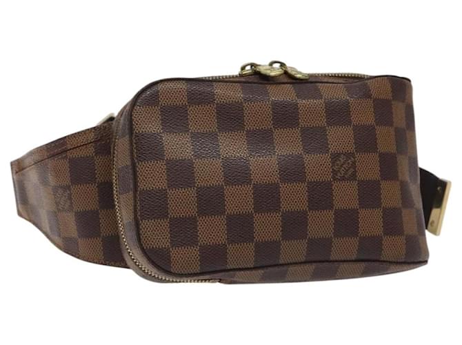 Louis Vuitton Geronimos Waist Bag Damier Brown Cloth  ref.2551315