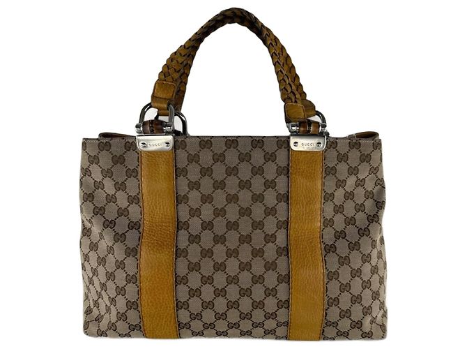 Gucci lona Bamboo Libeccio Bege