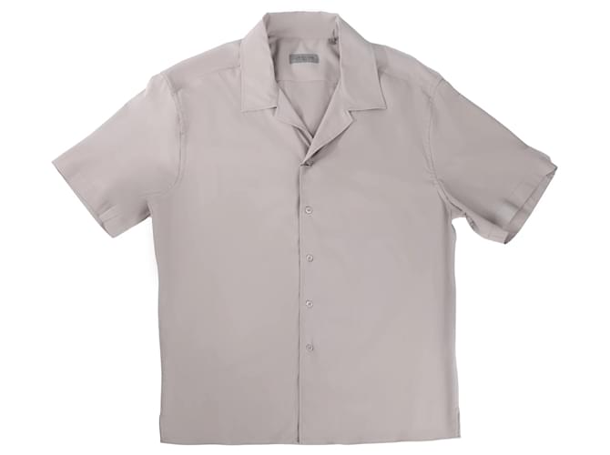 CORNELIANI CIRCLE Shirt in Gray, Size 41 IT Grey Silk  ref.2551409