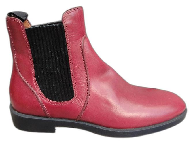 Botines Marc by Marc Jacobs de cuero rojo Roja
