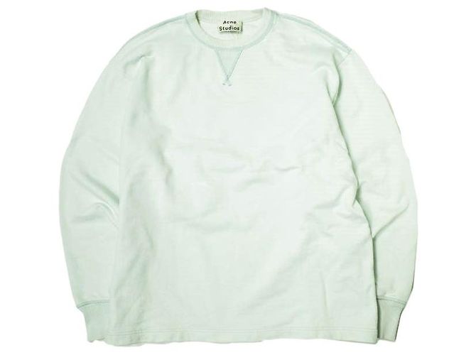 Baumwoll-Sweatshirt FN-MN-SWEA000077 von Acne Studios Blau Hellblau