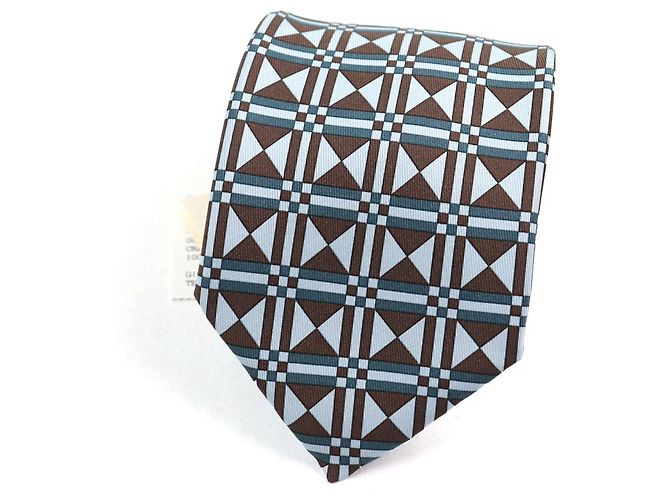 Hermès Cravatta in seta Hermes Multicolore 