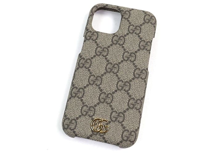 Gucci Ophidia GG Supreme Canvas iPhone Case Beige