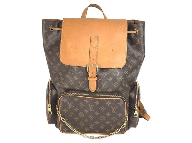 Louis Vuitton Monogram Trio Backpack Brown