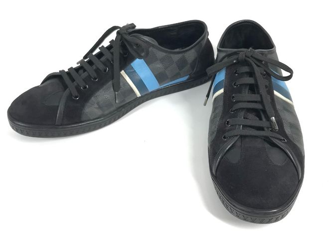 Baskets Damier Graphite Louis Vuitton Noir Bleu