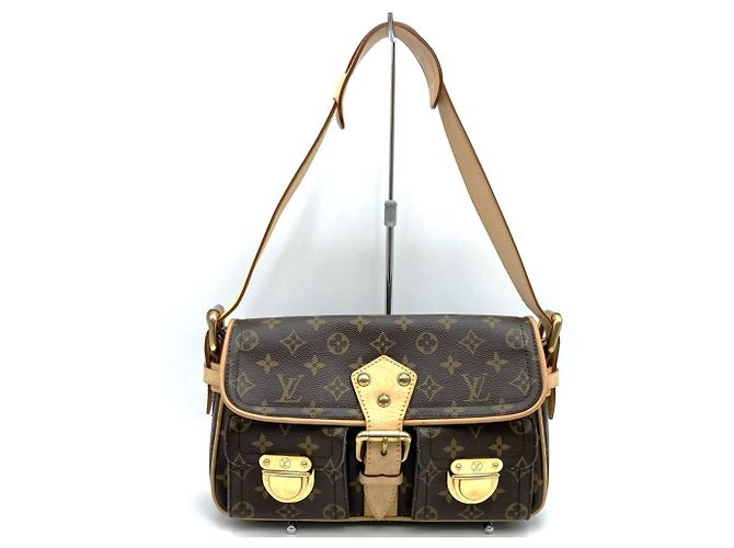 Sac à épaule Hudson PM Louis Vuitton Marron Monogramme