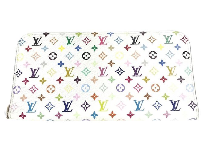 Portafoglio Lungo Monogram Multicolore Louis Vuitton Blu Bordò Monogramma