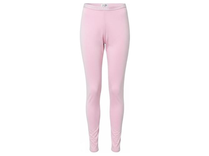 Leggings Chanel Rosa con Logo CC de Strass