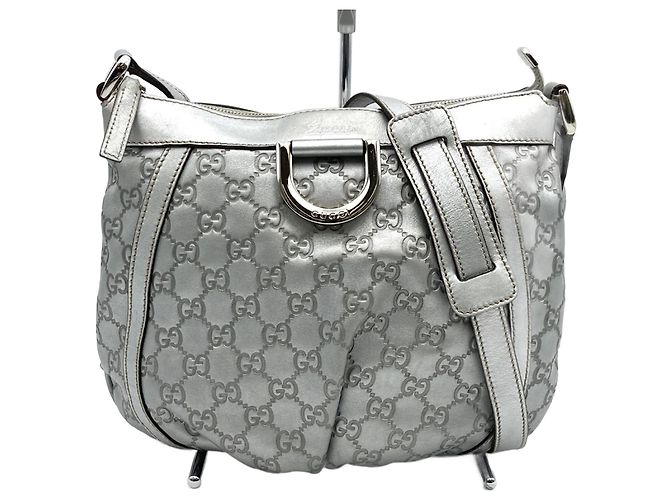 Borsa a Spalla Gucci Abbey Argento