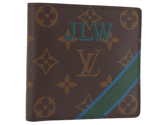 Louis Vuitton Marco Wallet Monogram Canvas Brown