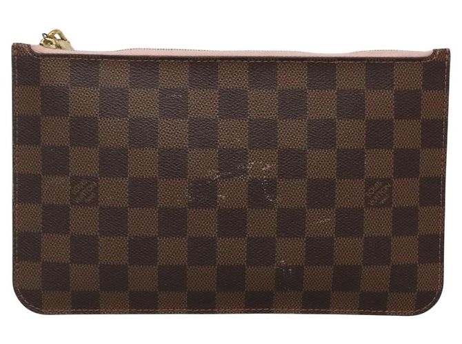 Pochete Damier MM Neverfull da Louis Vuitton Marrom