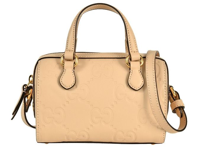 Bolsa Gucci GG Super Mini 2 em 1 Bege