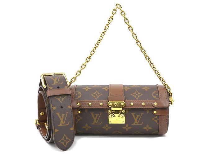 Sac à main Papillon Trunk Monogram Louis Vuitton Marron Monogramme