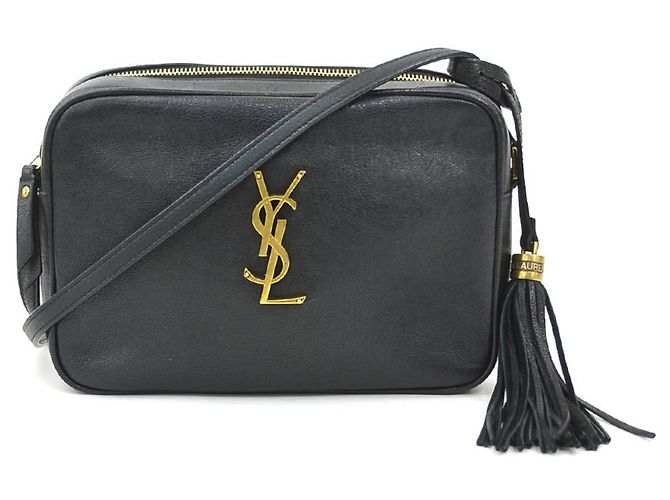 Sac à épaule Lou de Saint Laurent Noir
