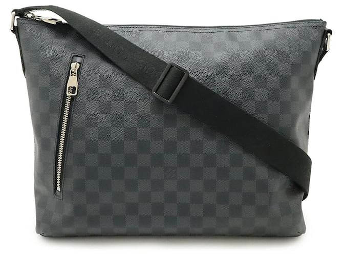 Louis Vuitton Mick MM Damier Graphite Shoulder Bag Black Cloth  ref.2554684