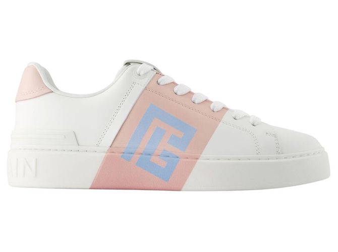 Tênis B-Court - Balmain - Couro - Rosa