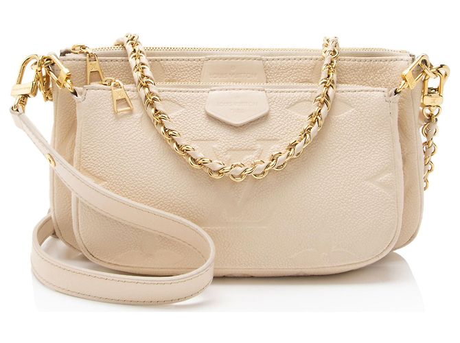 Multi Pochette Multi-Pochette Accessoires Empreinte Monogram Géant Louis Vuitton - VENTE FINALE Marron Beige