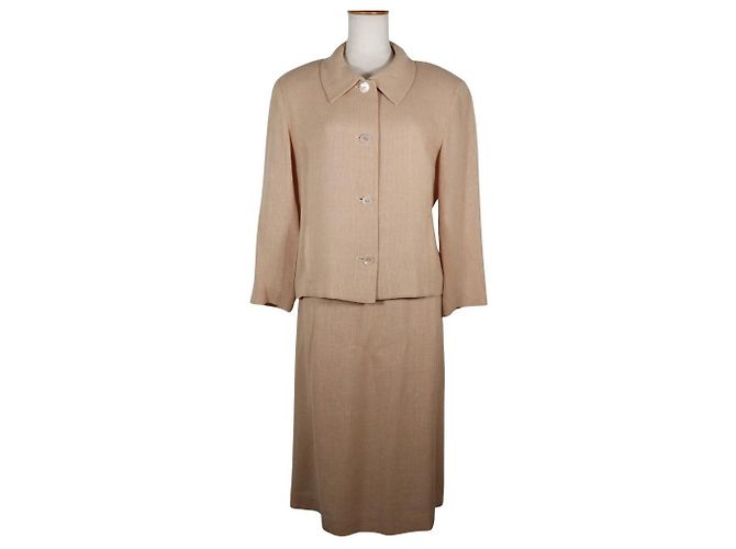 Chloé Conjunto de lino y algodón Chloe Beige 