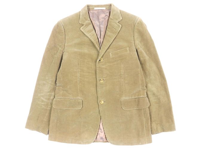 Chaqueta a medida de algodón Gucci Beige