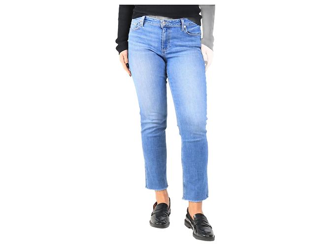 Paige Jeans Blaue Brigitte-Jeans - Größe UK 10