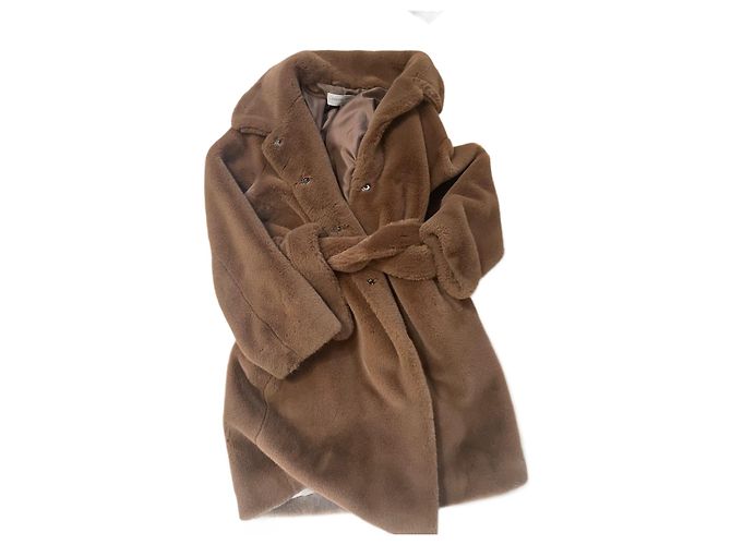 Gerard Darel Mantel caramel mit Gürtel Karamell