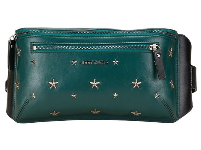 Sac à corps/ceinture Jimmy Choo Star Studs Noir Vert