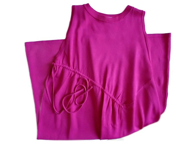 Vestido fluido rosa Zara