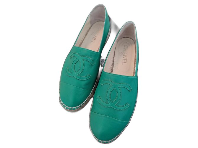 Chanel espadrilles Gr 38 Grün
