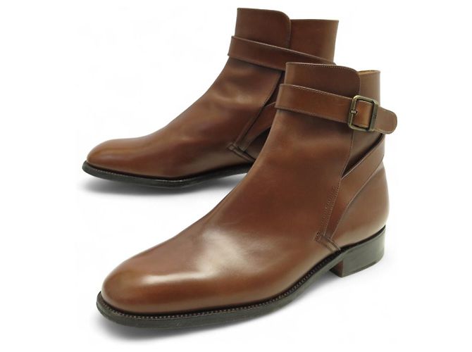BOTAS JODHPUR JM WESTON 722 8.5D 42.5 COURO MARROM