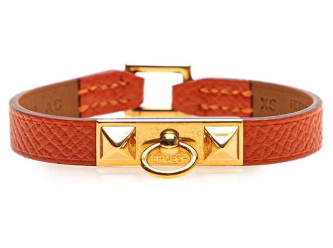 Hermès Rival Mini Bracelet Golden Orange 