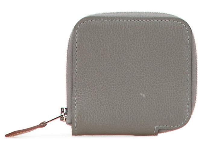 Monedero Azap Silkin de Hermès Castaño
