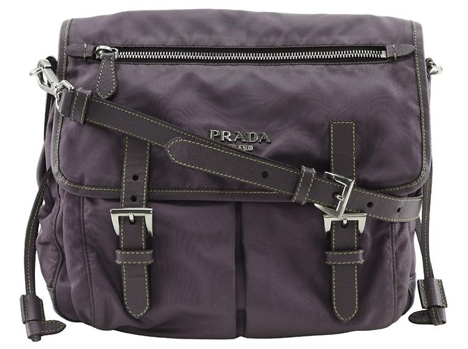 Bolsa de Ombro Feminina Prada BT0687 Roxo