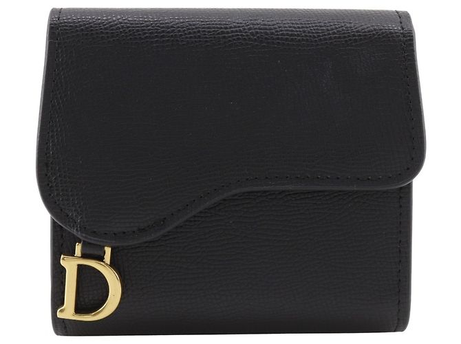 Christian Dior Tri-fold Wallet Black